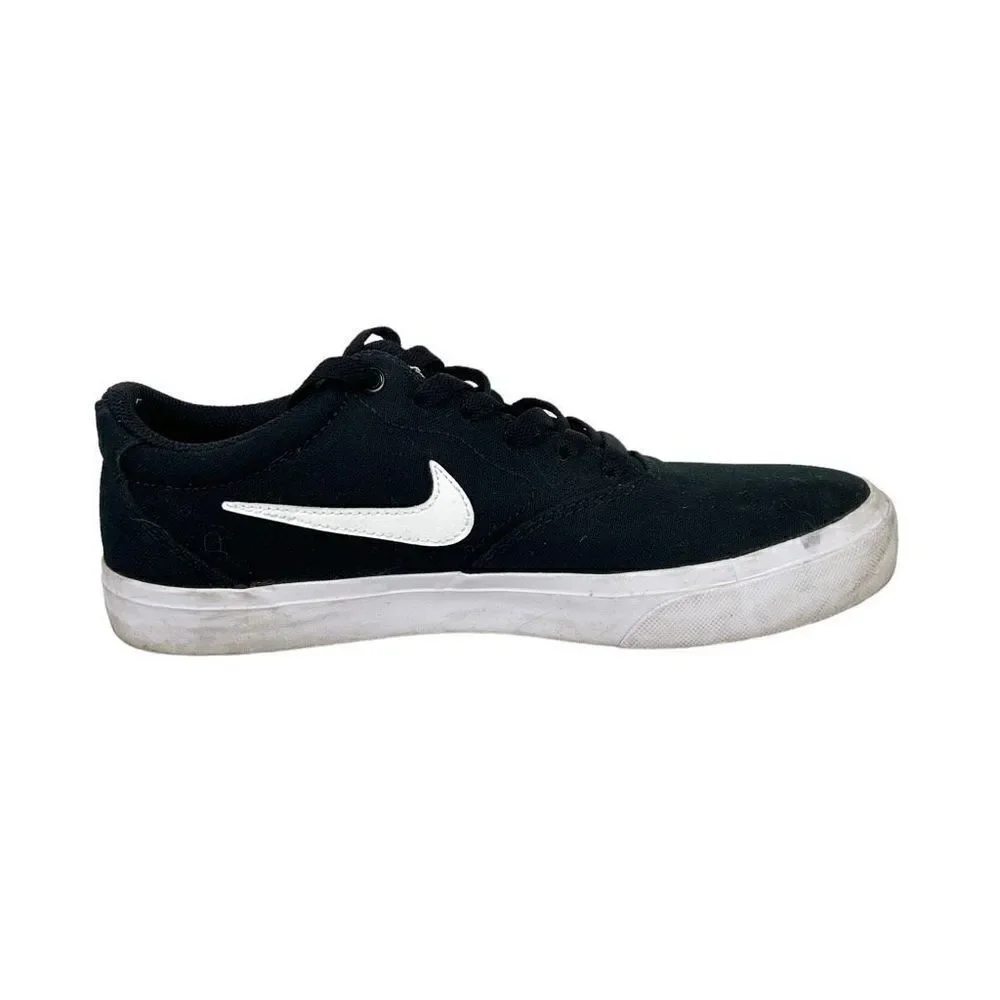 Nike SB Charge canvas skateboarding shoe sneaker CD6279-002 Size 7.5 black white